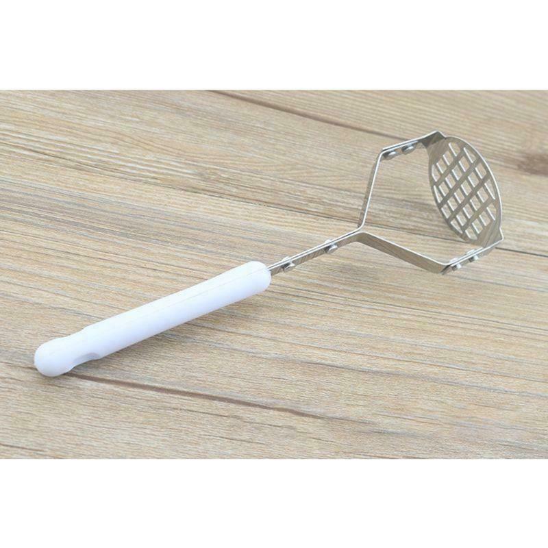 Stainless Steel Potato Masher ricer with Broad and Ergonomic â€“ Fine-grid Mashing