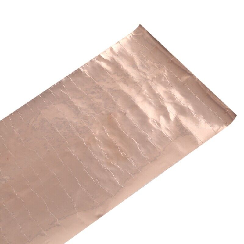 Copper Foil Tape Shielding Sheet 200 x 1000mm Double-sided Conductive Roll E7FF6