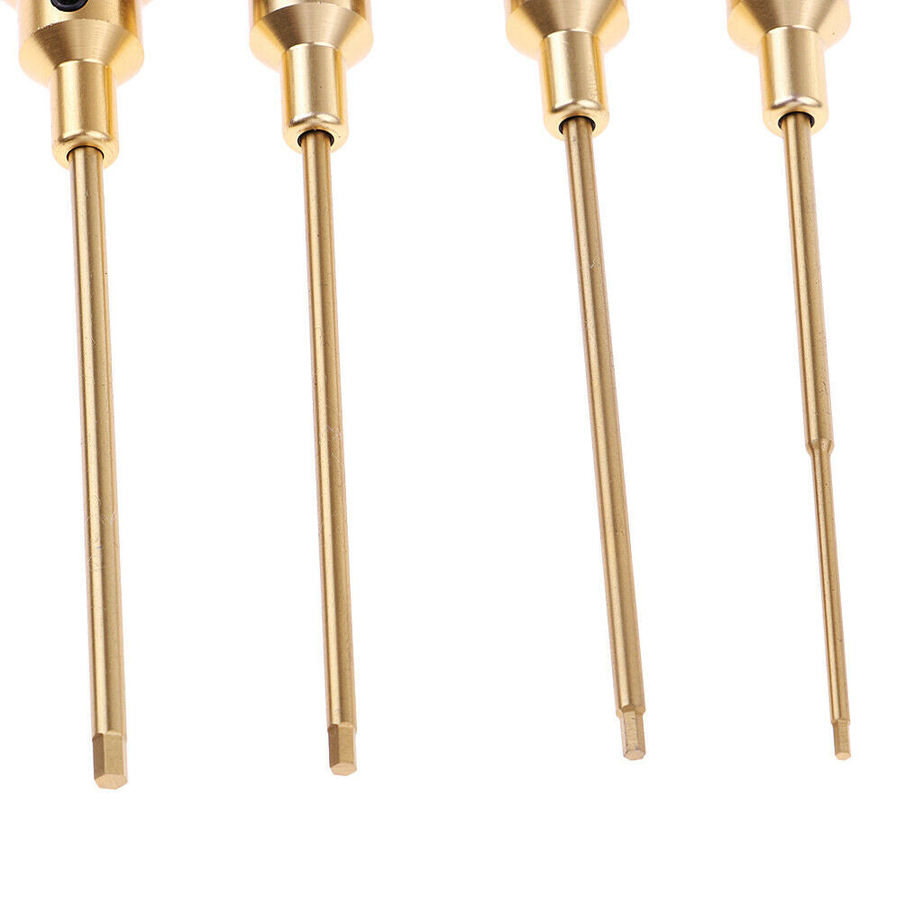 4pcs 1.5/2.0/2.5/3.0 Hex Screwdriver with Hollowed-out Design