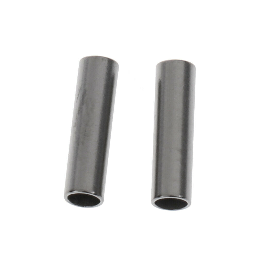 400pcs Durable Single Crimp Connectors Fishing Single Crimping Loop Sleeves