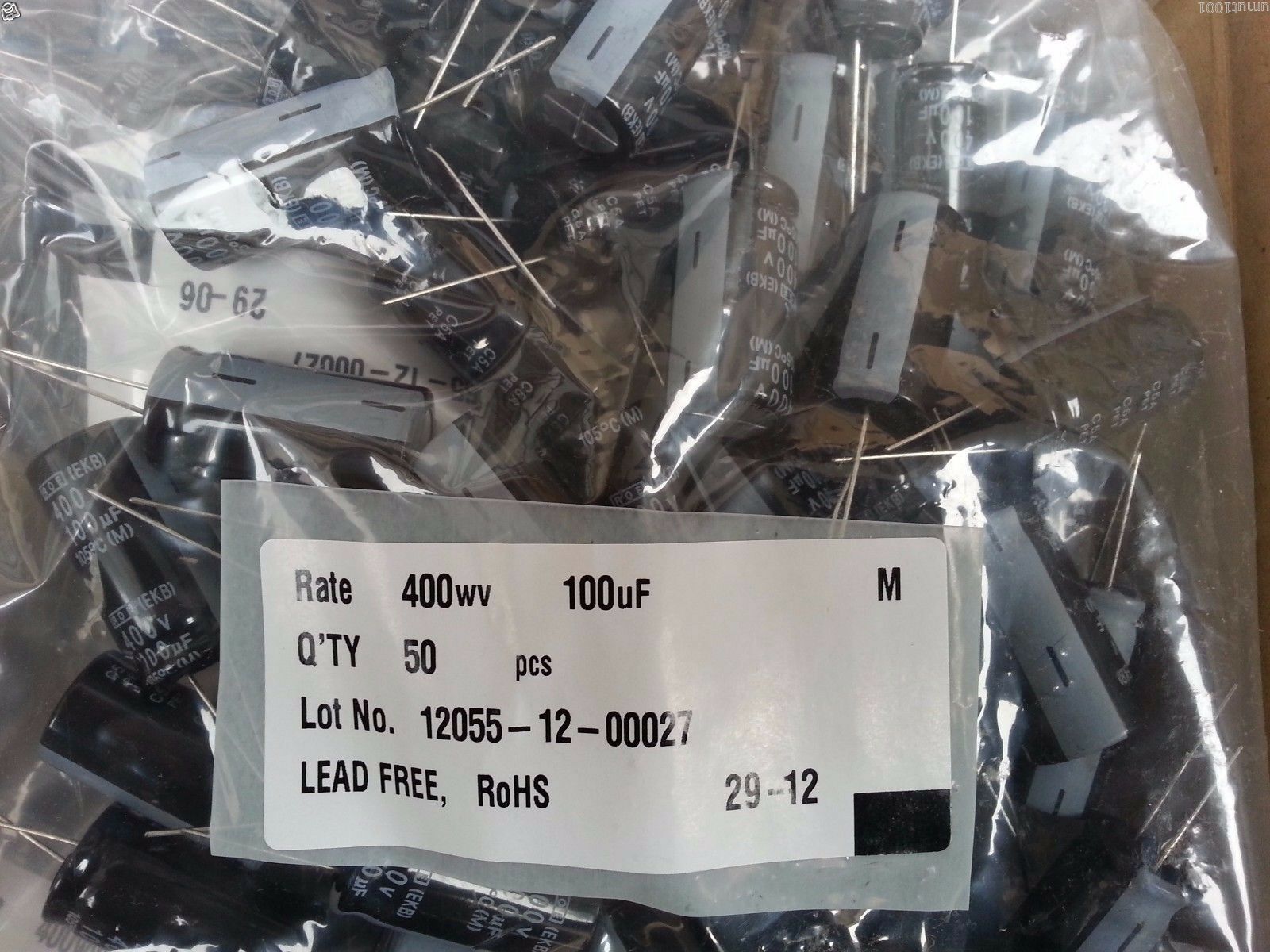 6pcs VISHAY ROE EKB 100uF 400V 105C AUDIO GRADE HI-END CAPS !