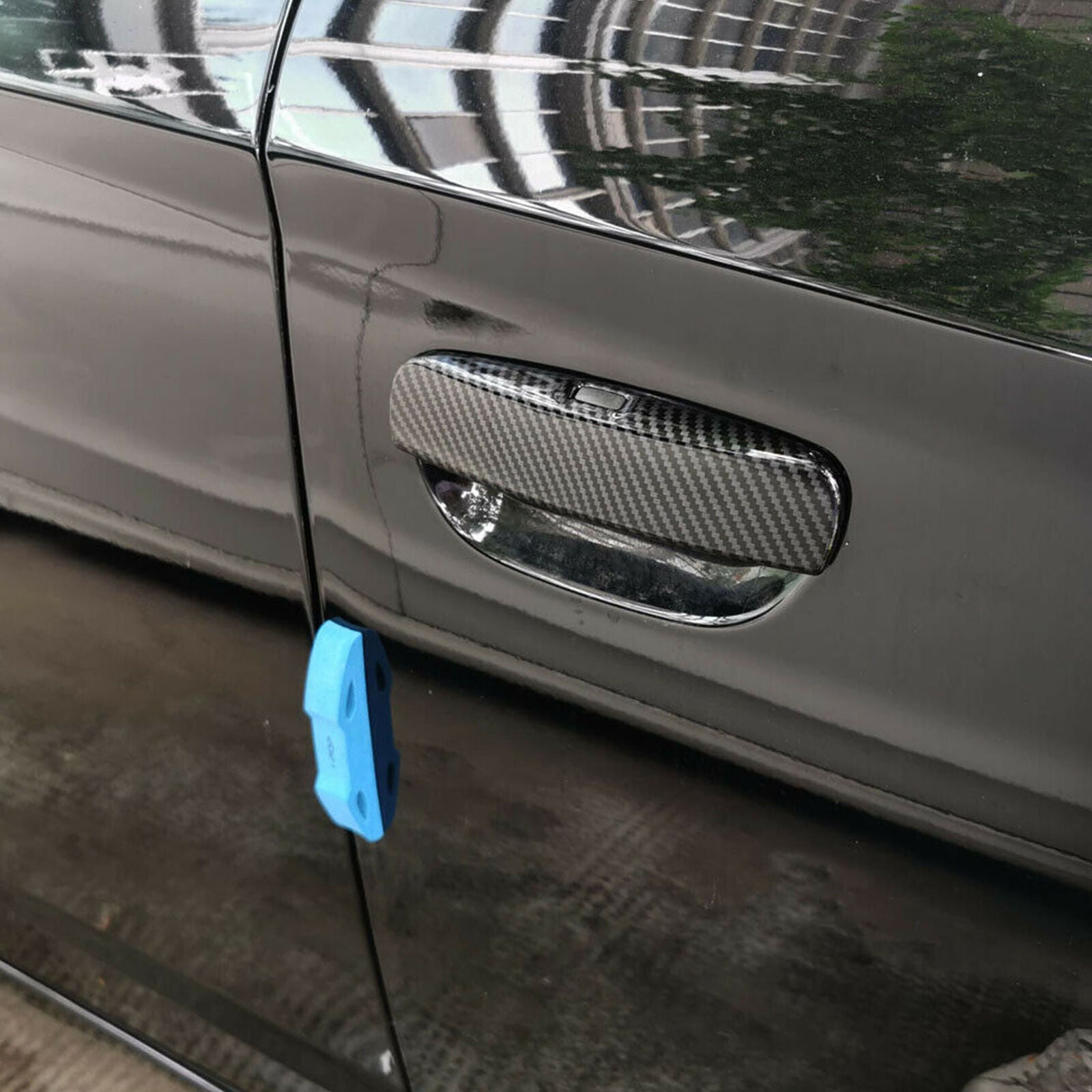 Carbon Fiber Door Handles Trim Cover for Dodge Charger Challenger 2011-2021