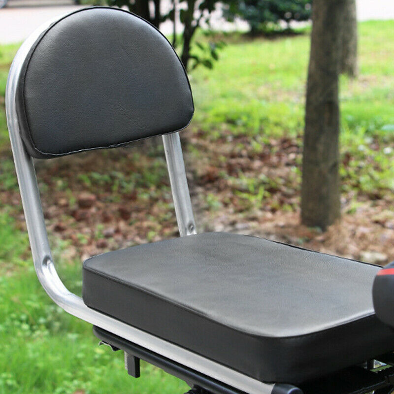 1PCS Bicycle E-Bike Padded Rear Seat Back Rest Passenger Extended Sponge Cushion