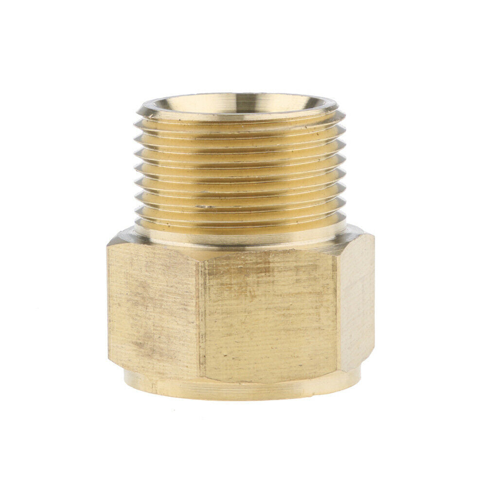 Pressure Washer Jet Wash 1/4 Female To 3/8 Male Brass Coupling