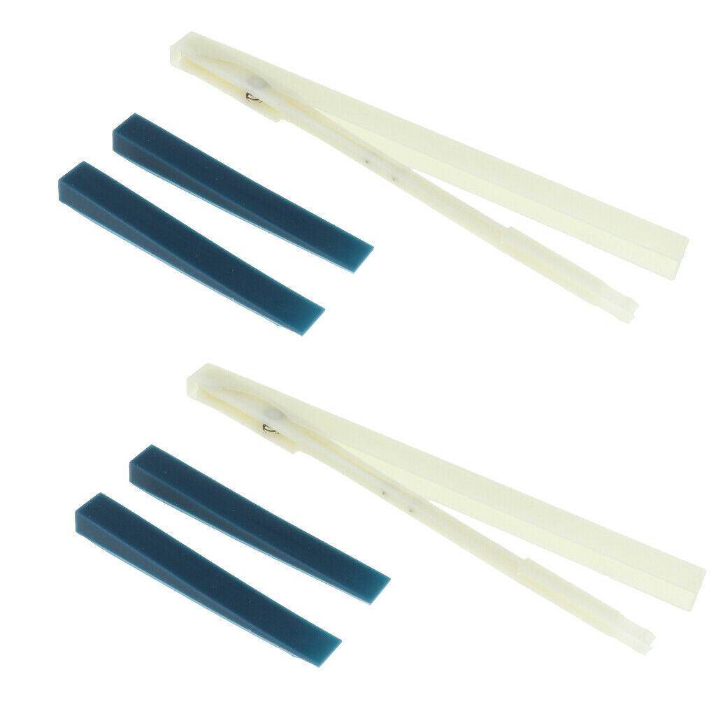 6 Pieces Piano Nylon Mediant Alt Mute and Rubber Alto Bass Mute for Tuning