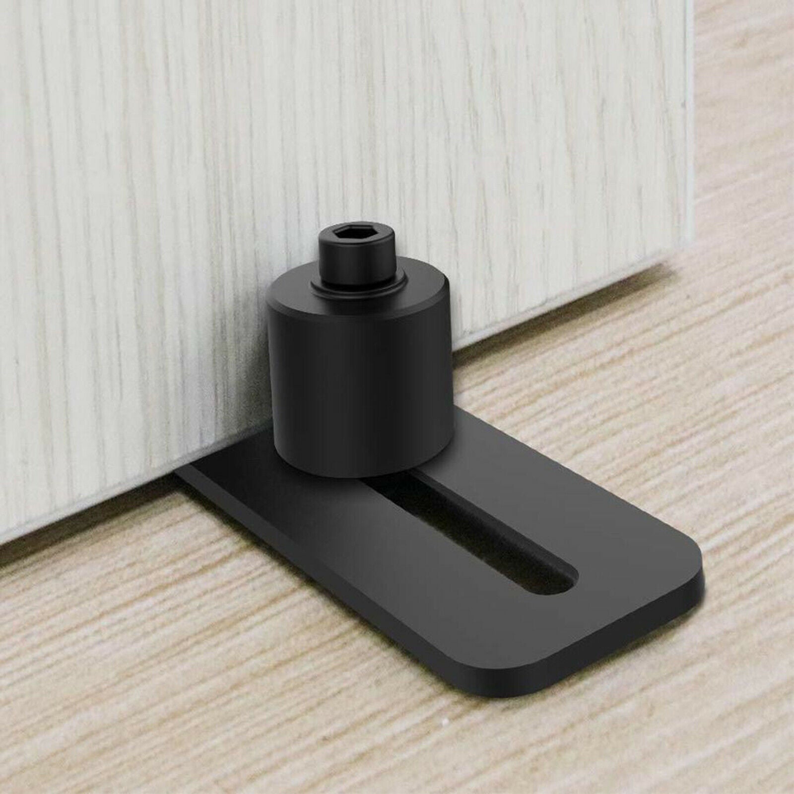 Barn Door Floor Guide Adjustable Wall Mounted Door Guide Bottom Bracket