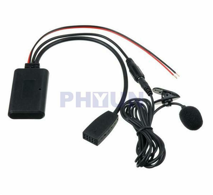 Car Bluetooth Moudle Aux Adapter w/Mic Handsfree For BMW E46 99-06 10Pin Socket