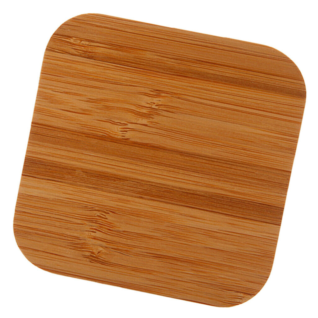 Bamboo Wood Portable Pad High Efficiency Wireless Charger for   Note 8