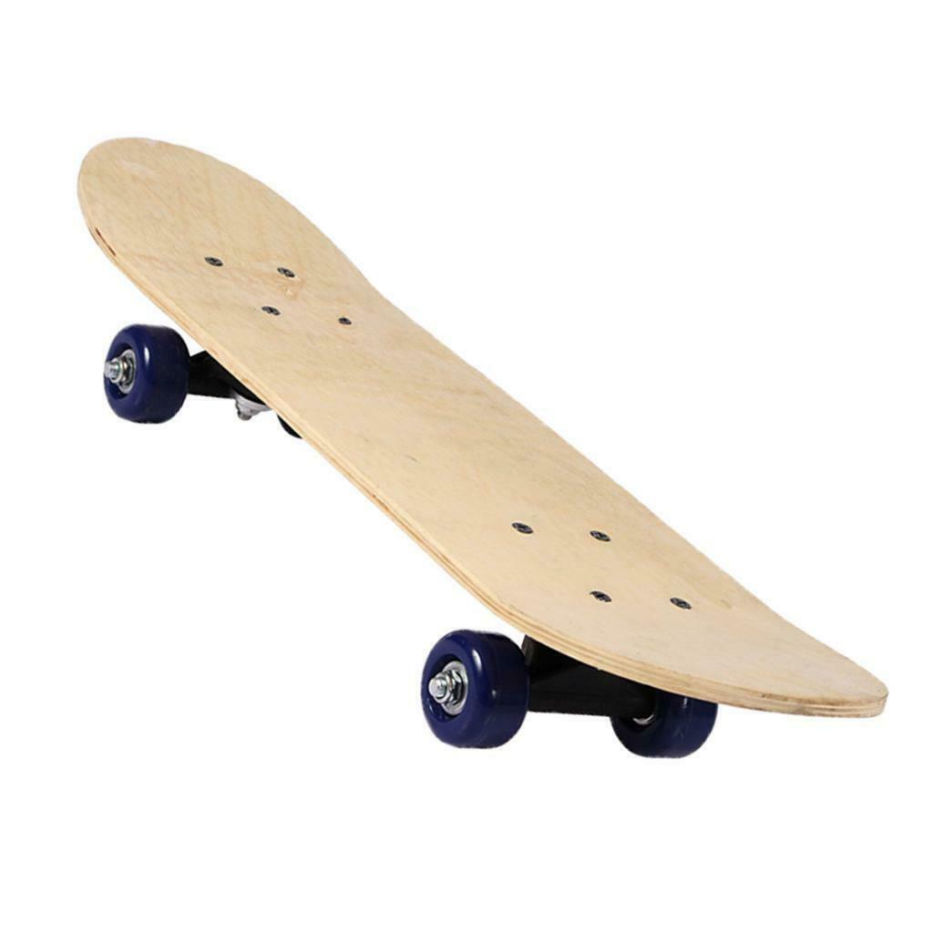 2Pc 24inch Blank Skateboard Decks 7-Layer Maple Double Concave Natural Skate Pro