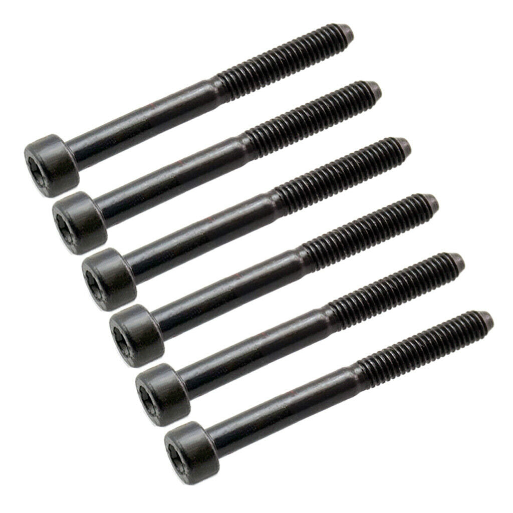 6pcs Tremolo Bridge Saddle Lock String Hexagon Screws for Electric Guitar