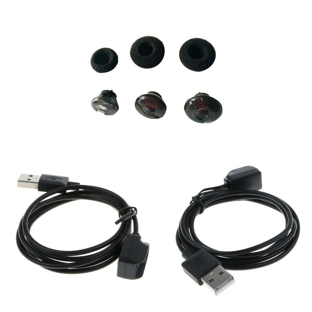Ear Tips w/ 2X Charge Cable 27CM for Plantronics Voyager Legend Bluetooth