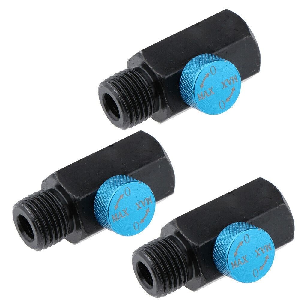 3Pcs 1/4" NPT Ball Valve Inline Regulator Female Male Mini Valve Fittings