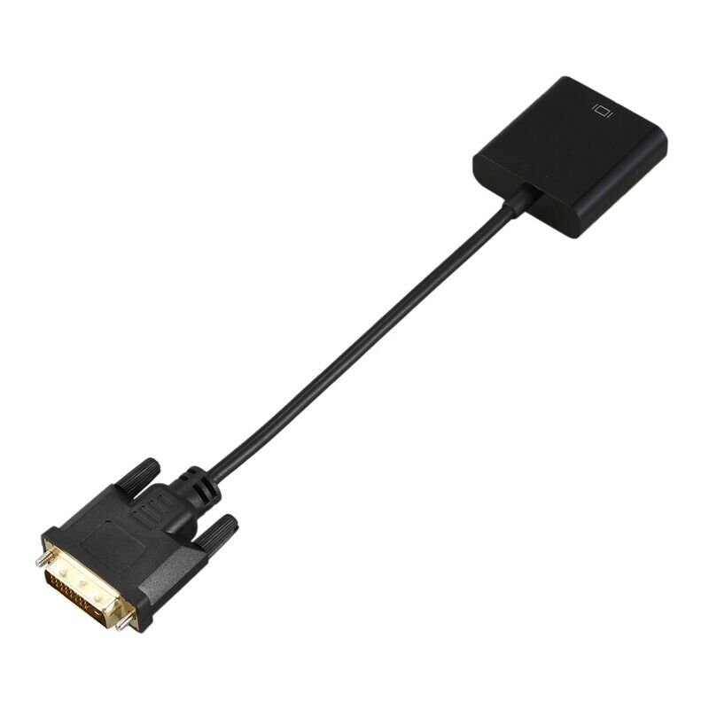 DVI to VGA Adapter Cable 1080P DVI-D to VGA Cable 24+1 25 Pin DVI Male to 15 PN4