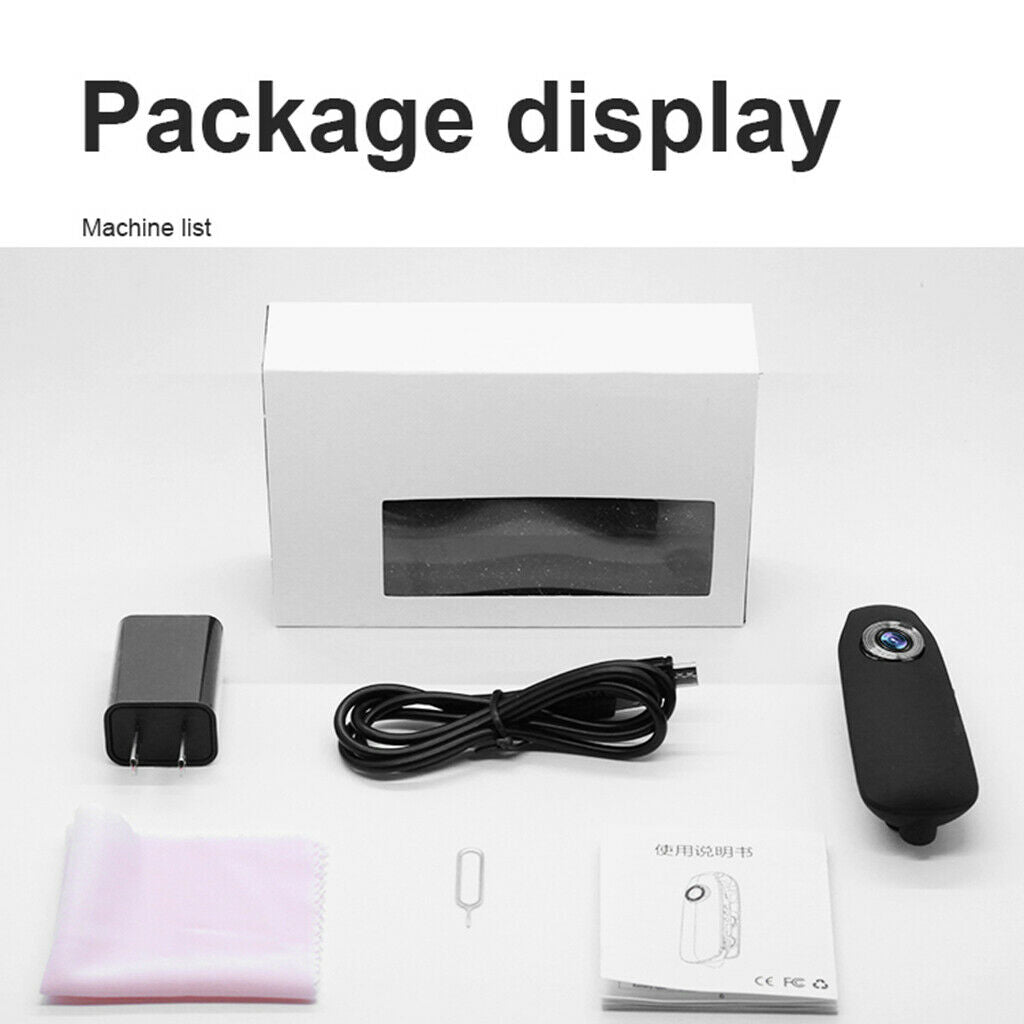 Police 1080P Camera Pocket Clip Car   DVR Sports Bike Cam Camcorder