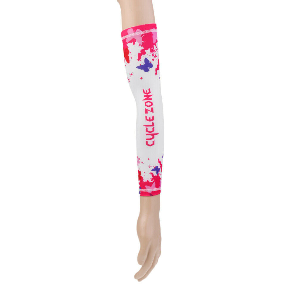 Cycling Golf Fishing Arm Sleeves Quick Drying Sun UV Protection XL Red