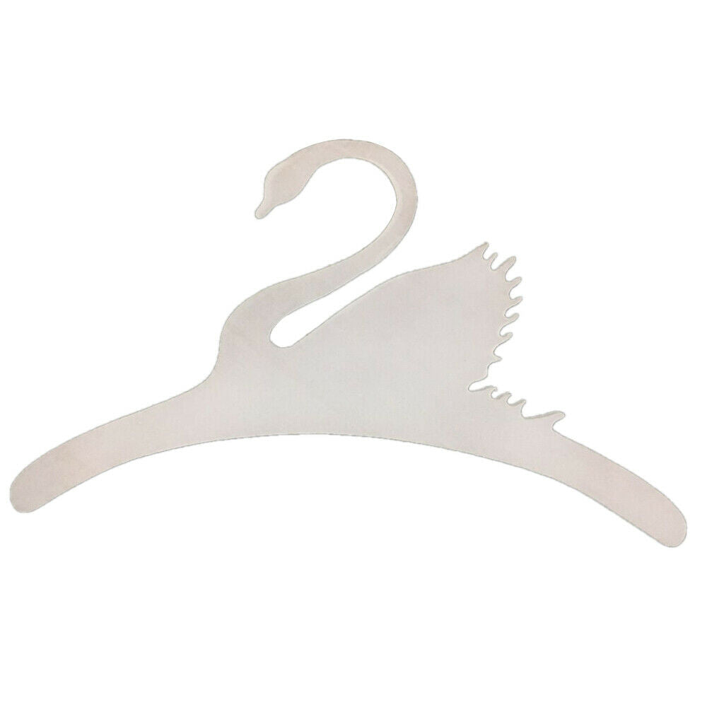 Sweet Swan Wooden Coat Clothes Hanger Baby Kids Room Nursery Decor White