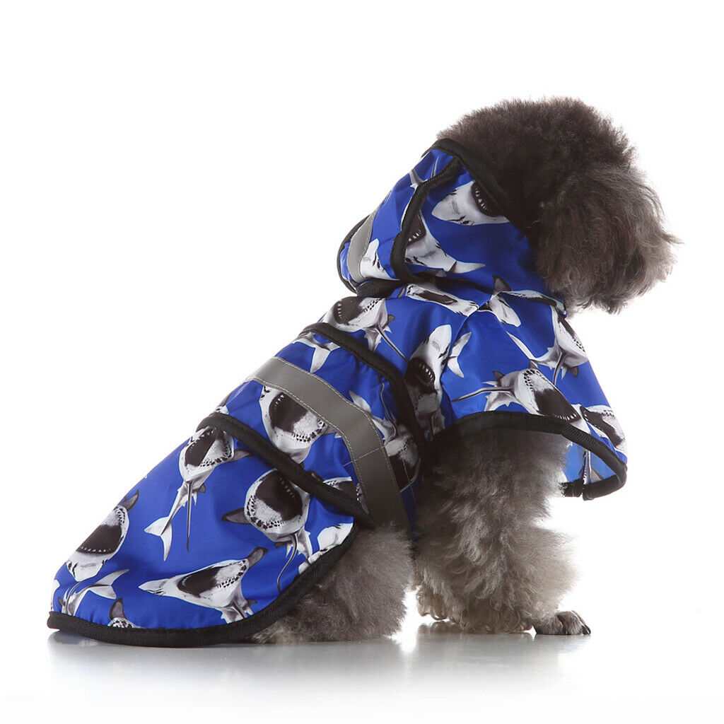 Pet Raincoat Outdoor Climbing Clothes For Small Pet Dog Puppy Blue-S
