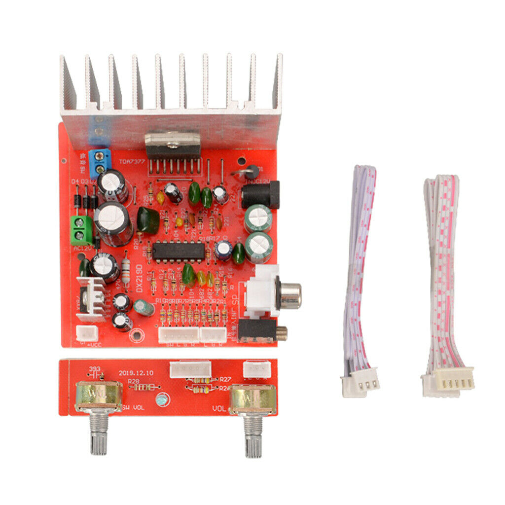 Set of 1 7377PRO DC 12V 2.1 Channel Subwoofer Audio Amplifier 38W Board â€‹