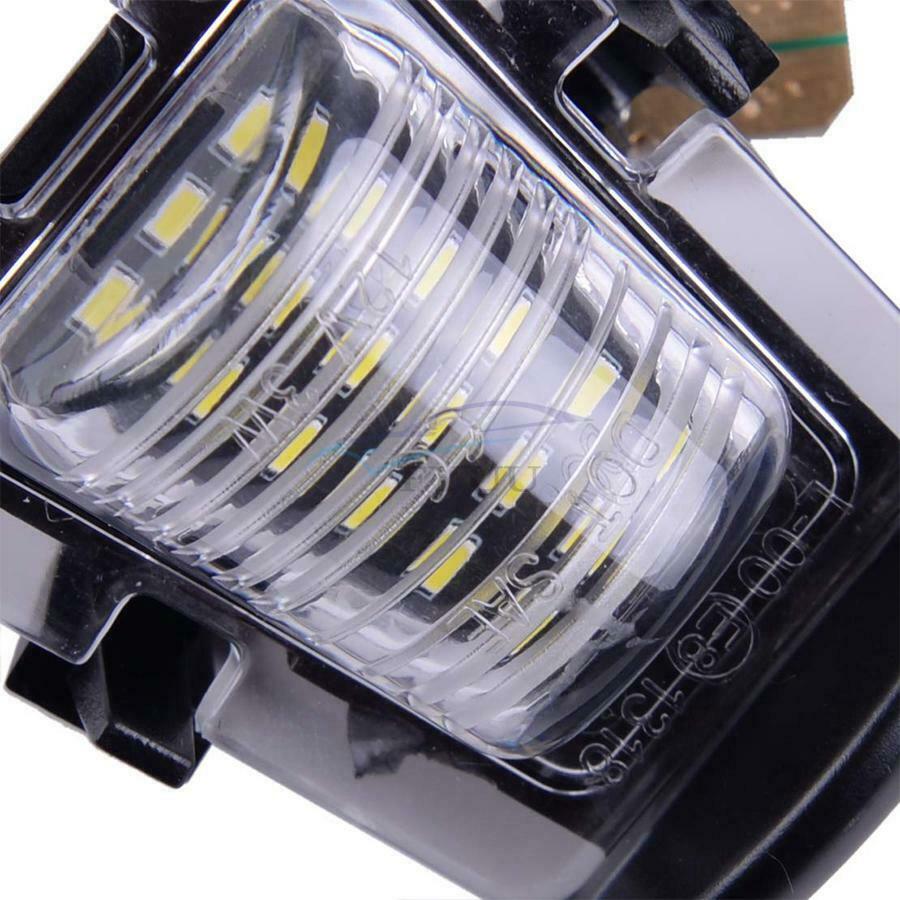For Jeep JK Wrangler 2007-2018 Car LED Rear Bumper Light License Plate Light x2