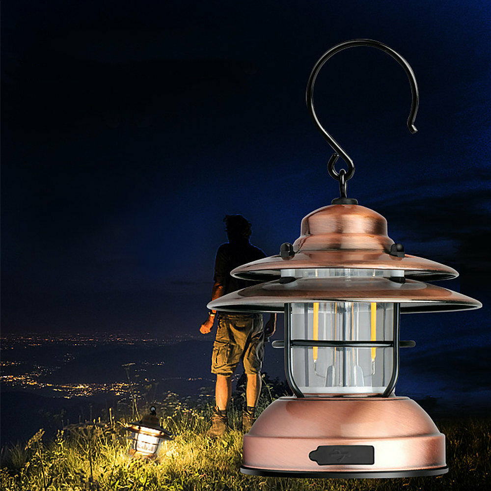 Hanging Camping Lantern USB Outdoor Lamp Garden Light for Yard Camping Lantern