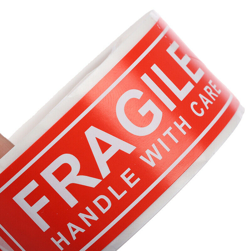 150Pcs/Roll Fragile Label Stickers Handle with Care Thank You Warning Sig.l8