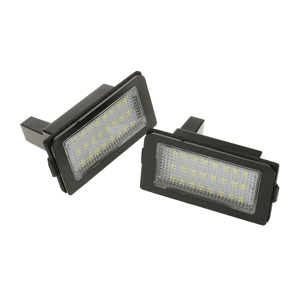 2PCS White 24-LED License Plate Light For BMW E38   728 730 740 750