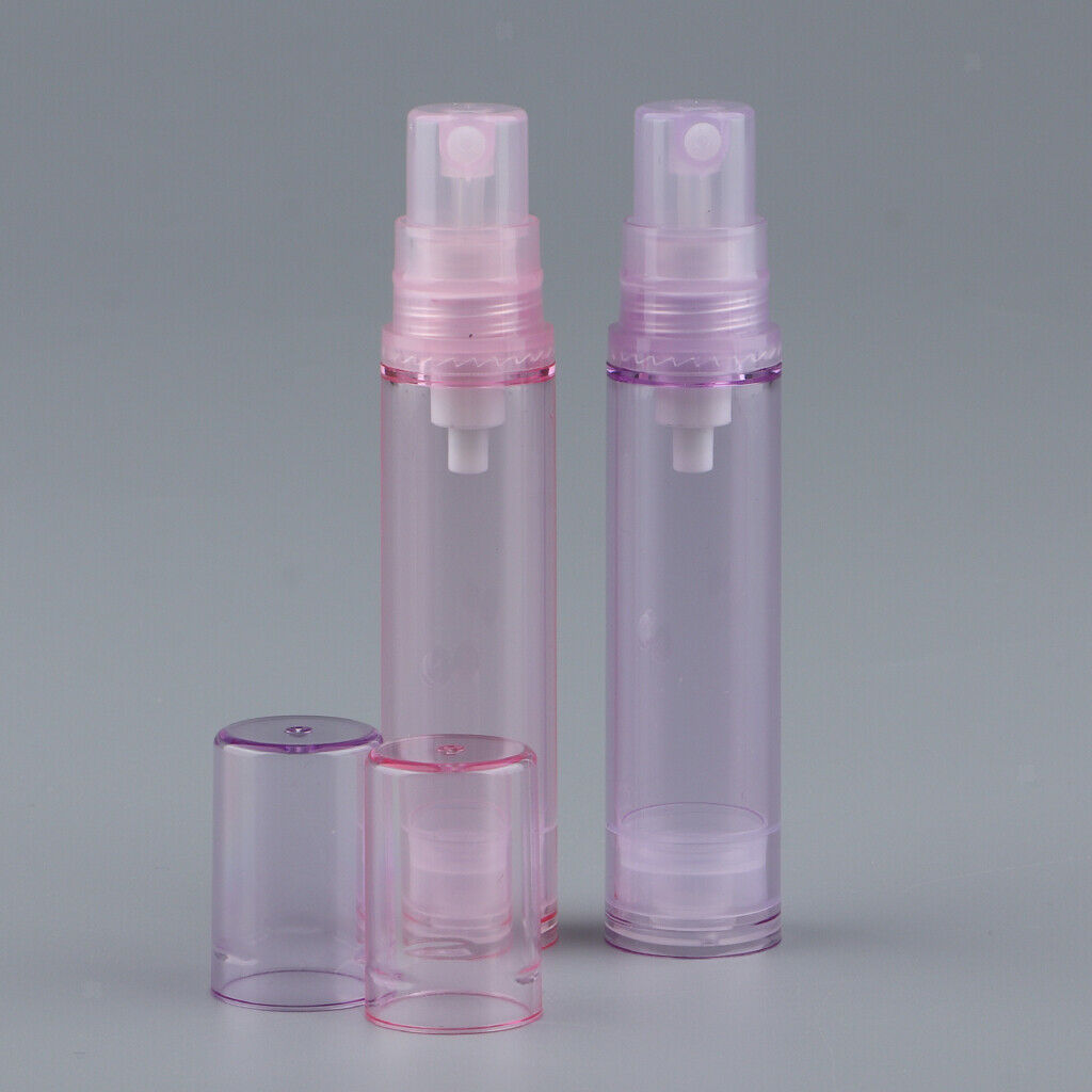 Clear Empty Spray Bottle Refillable Fine Mist - Pink, 10ml