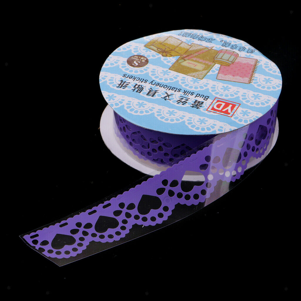 10x LOT Lace Decorative Sticky Masking Tape SELF Adhesive Tape Album DIY
