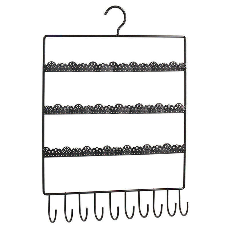 Wall Earring Jewelry Organizer Hanging Holder Necklace Display Stand Rack R  WF