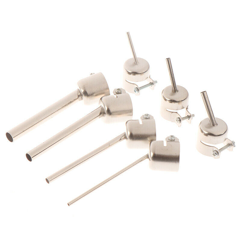 7pcs 850 Series Hot Air Gun Nozzle Lengthen Type 45 Degree Tilt BGA WeldingY1