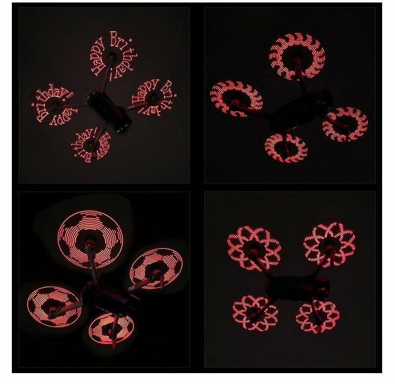 Programmable LED Flashing Word Propellers Props for DJI Mavic Air 2 / Air 2S