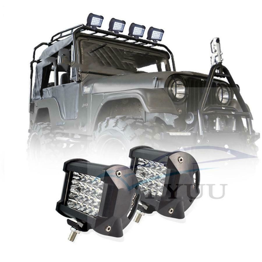 4inch 200W LED Combo Work Light Spotlight OffRoad Driving Fog Lamp Truck Boat 1X