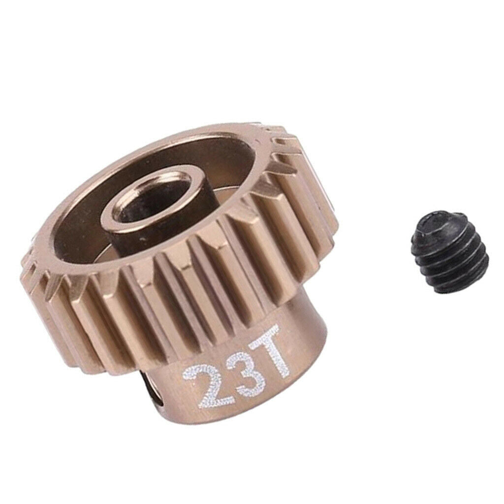 48P 13mm 23T Pinion Motor Gear for RC 1:10 Racing Car Motor Pinion Replacement