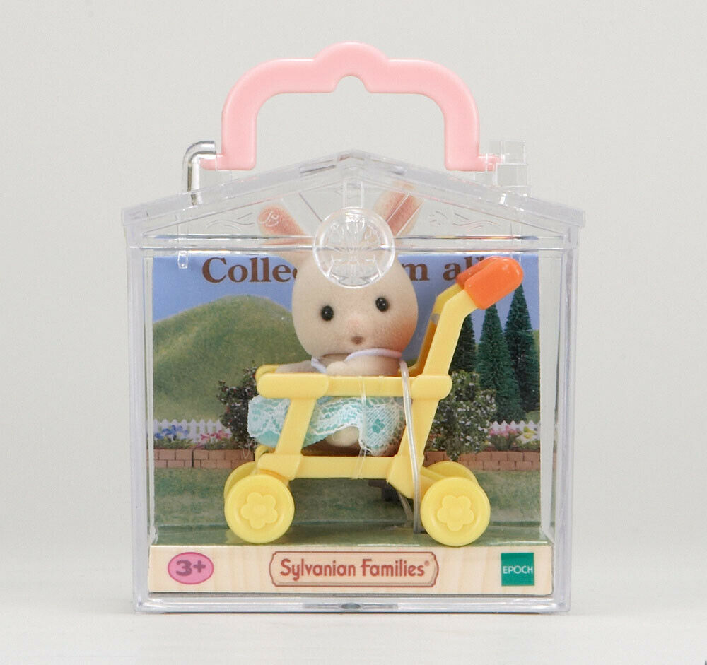 Sylvanian Families Carry Case 5200 Baby Carry Case (Rabbit On Pushchair) /3+