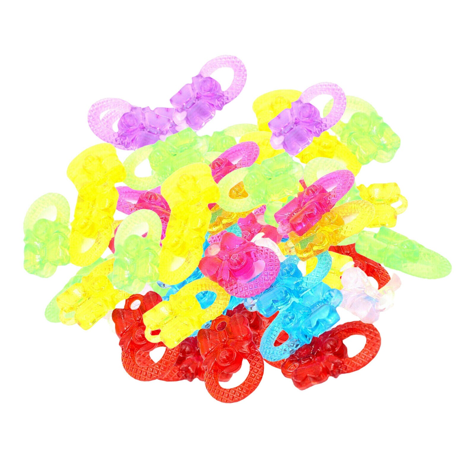 100x Plastic Butterfly Pendants Charms DIY Earrings Jewelry Making Decors