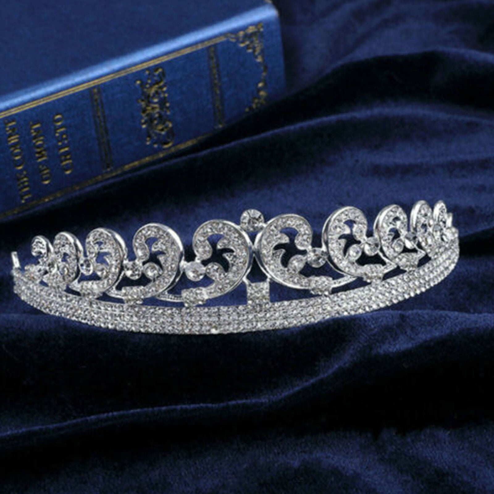 WomenCrystal Princess Wedding Bridal Crown Hair Accessory