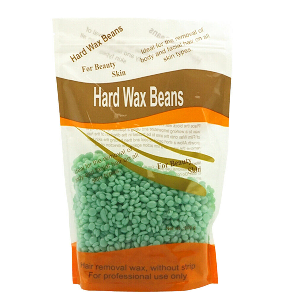 4Pcs 100g Depilatory Hard Wax Beans Waxing Pellet Painless Hair Removal