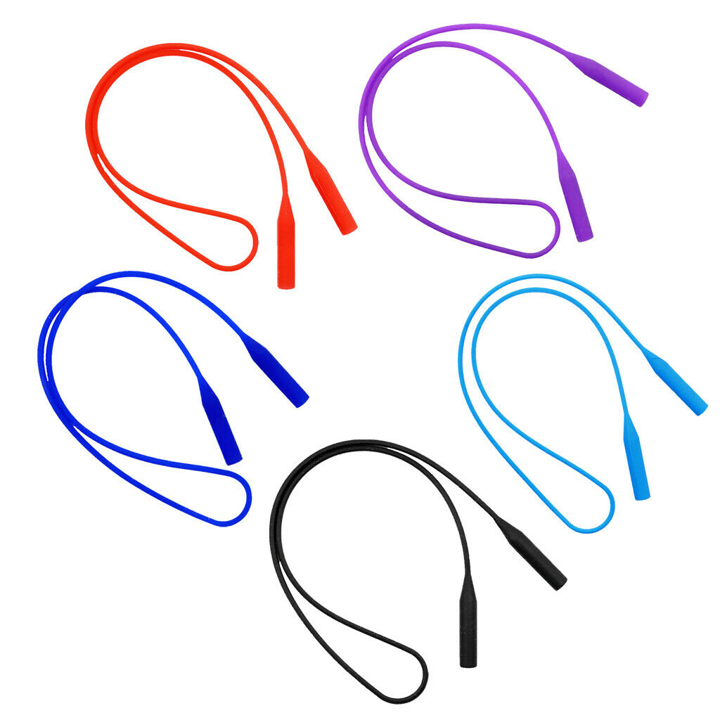 5x 52cm Long Elastic Reading Glass Spectacles Neck Cord Eyeglasses Strap