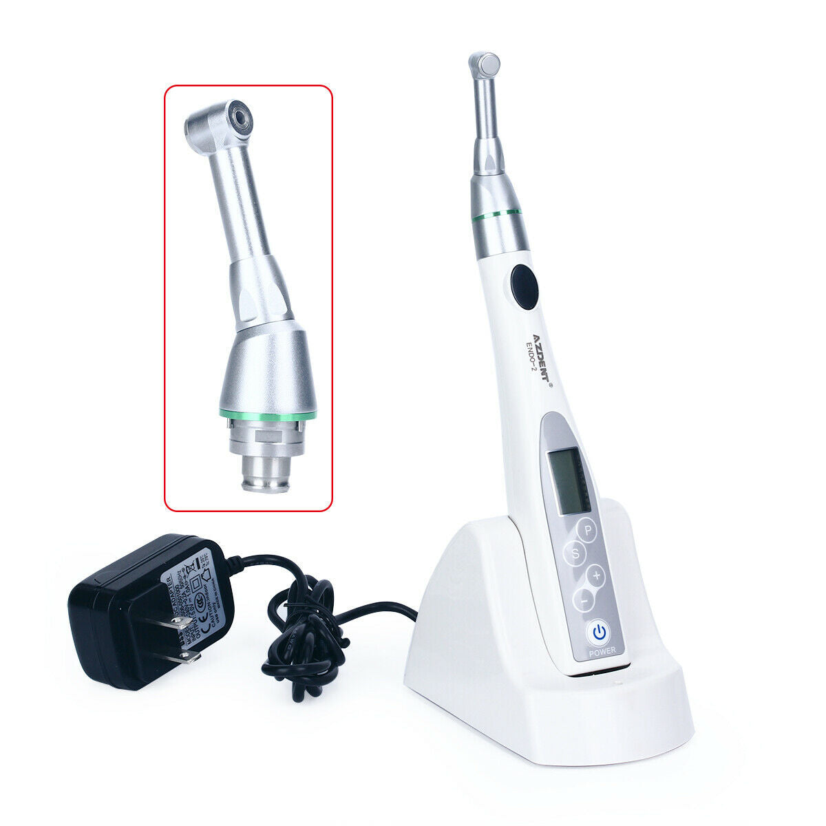 Cordless Dental Mini Endo Motor Treatment 16:1 Reduction Contra Angle Handpiece