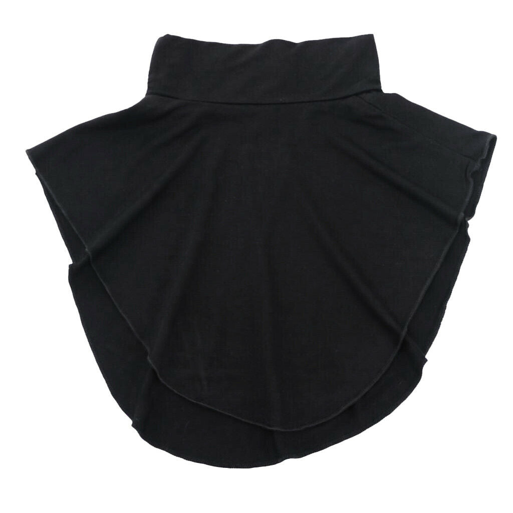 2x Women Stretch Detachable Turtleneck Dickey Faux Collars Dickies Neck Hijab
