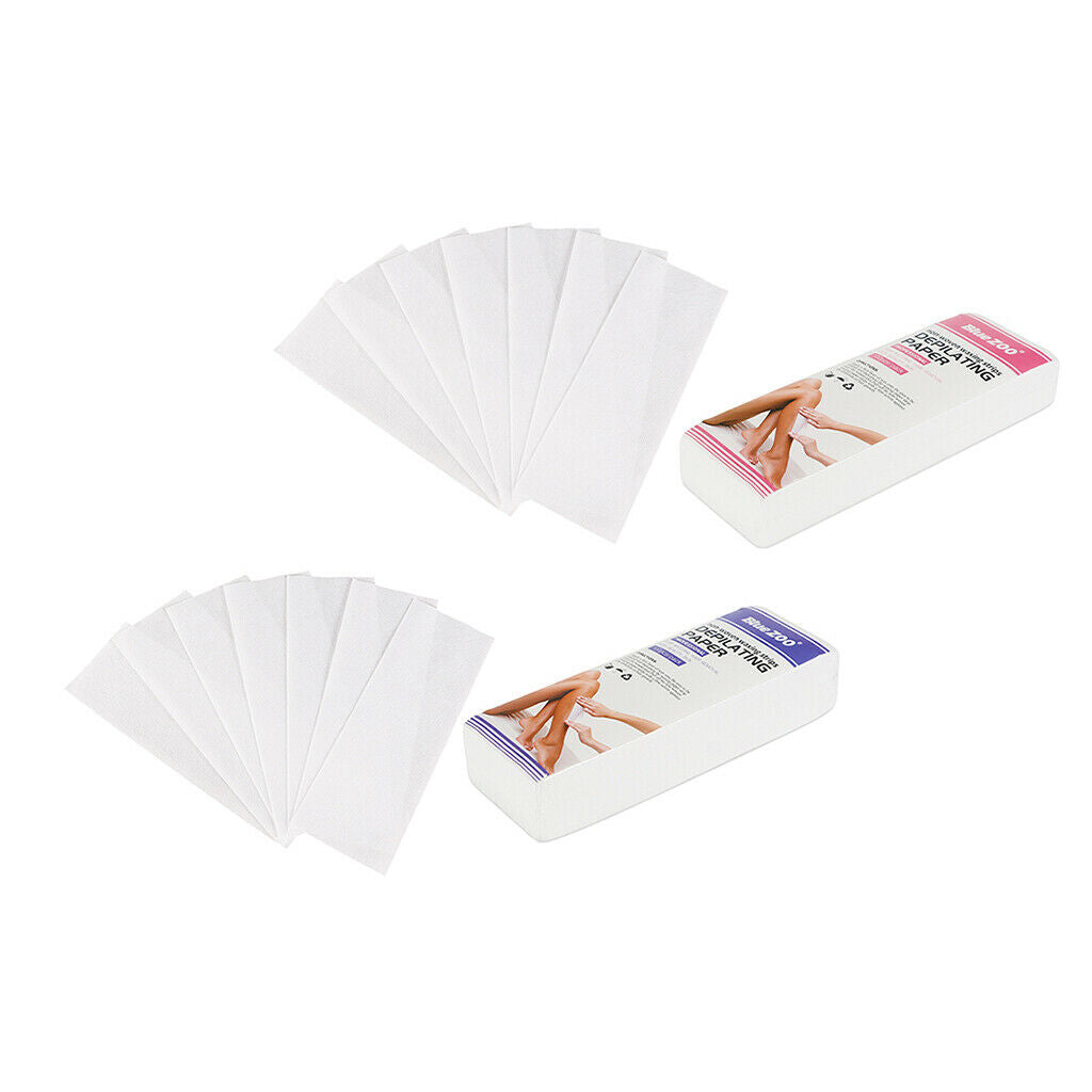 200x Non-woven Disposable Hair Removal Wax Epilator Paper Strip for Arms