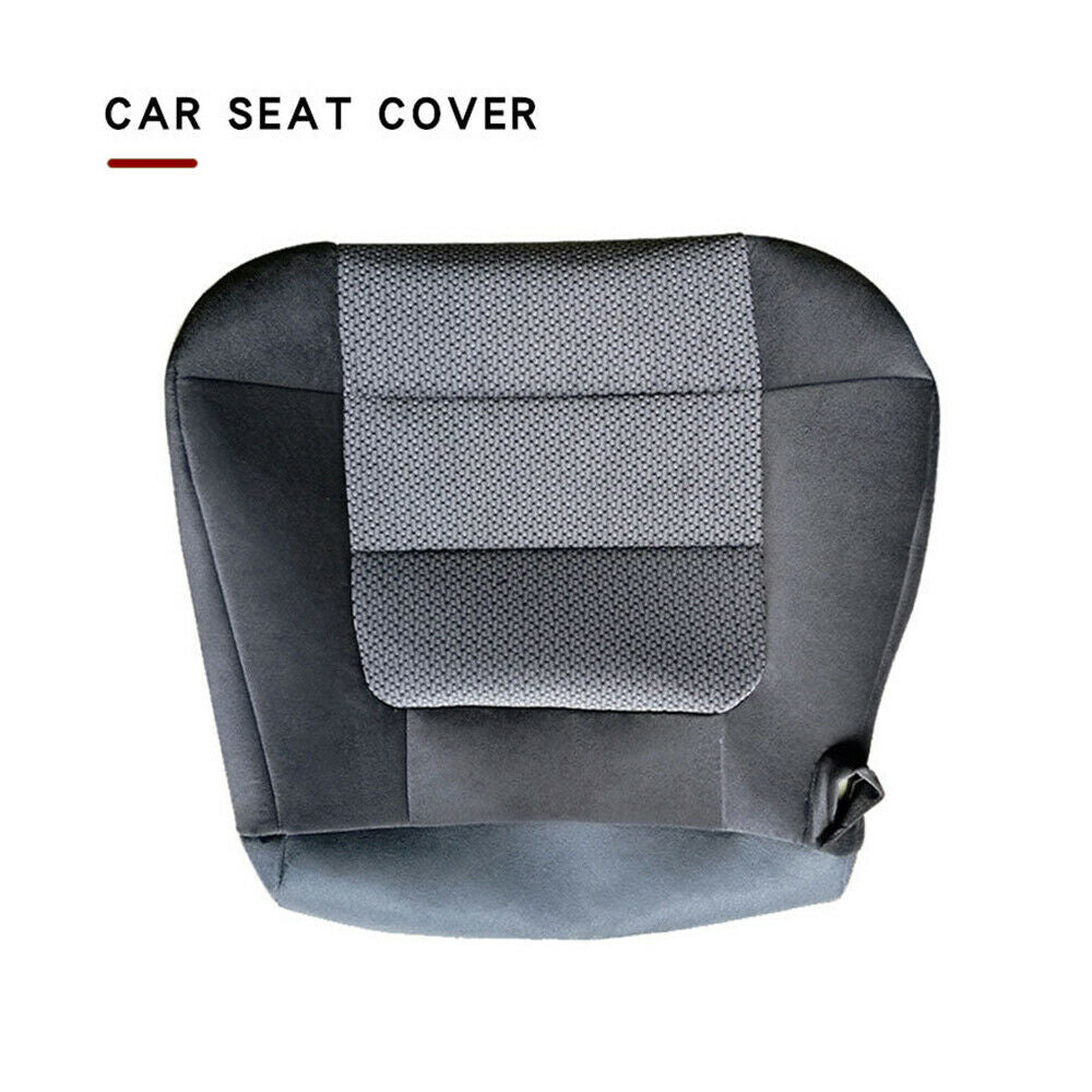 Gray Car Driver Side Bottom Replacement Cloth Seat Cover For Ford F150 2001-2003