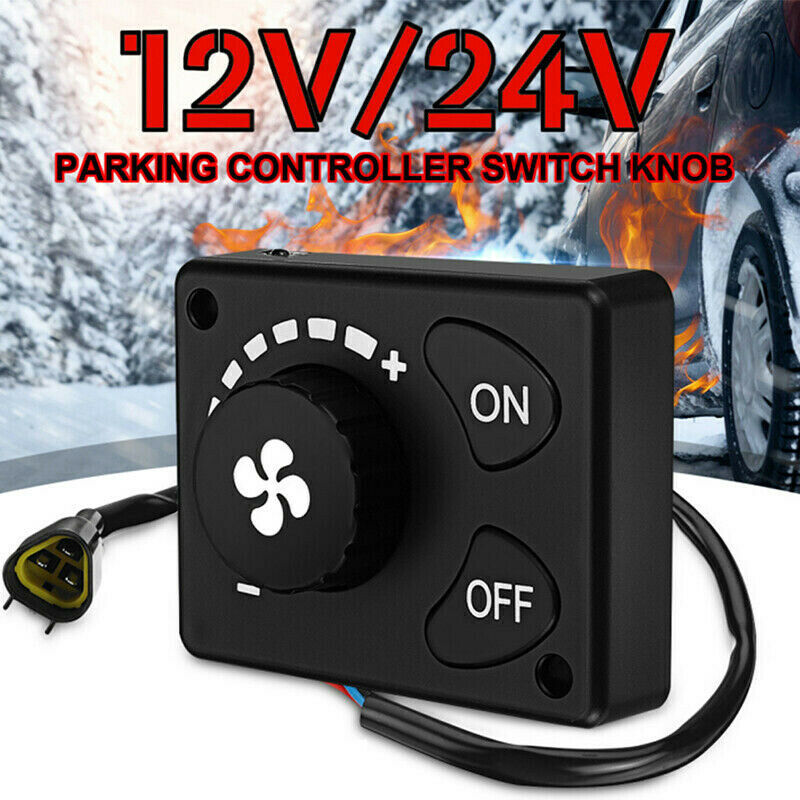 12V/24V Parking Heater Controller Switch Knob for Car Truck Air Heaxod Heater B5