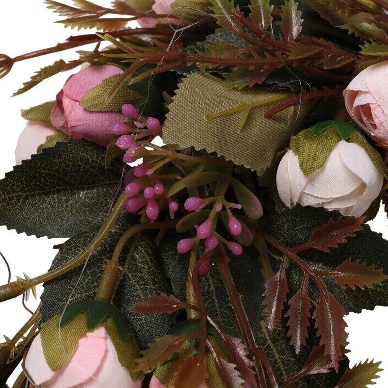 Christmas Flower Wreath Rose Garland With Elegant Best For Home Wall Door And S5
