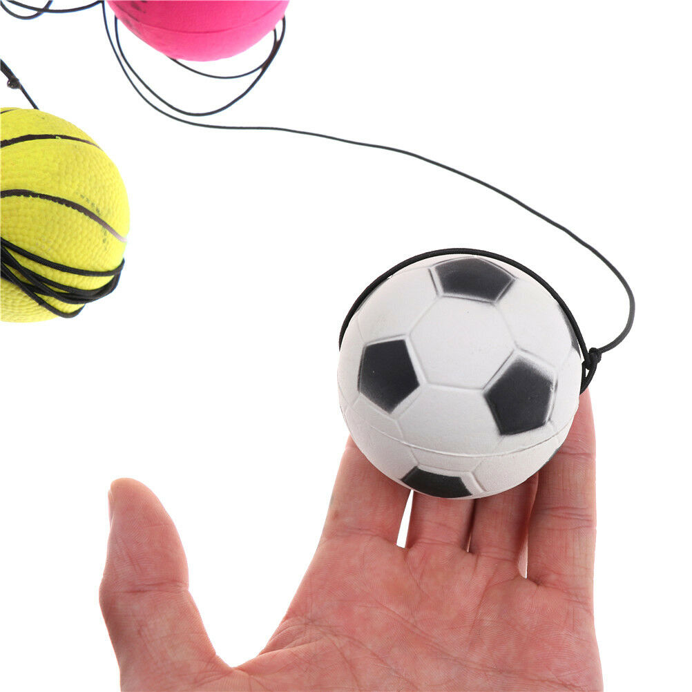60mm Bouncy Wrist Band Ball Elastic Rubber Ball Wrist Bounce Ball 3JCAUJ Tt