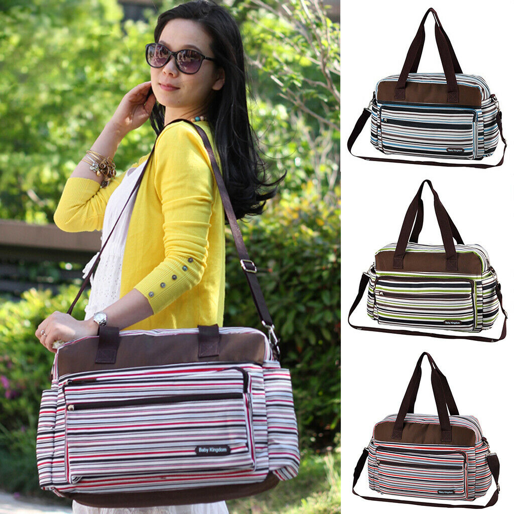 Waterproof Wearable Mummy Diaper Bag with Changing Pad Blue