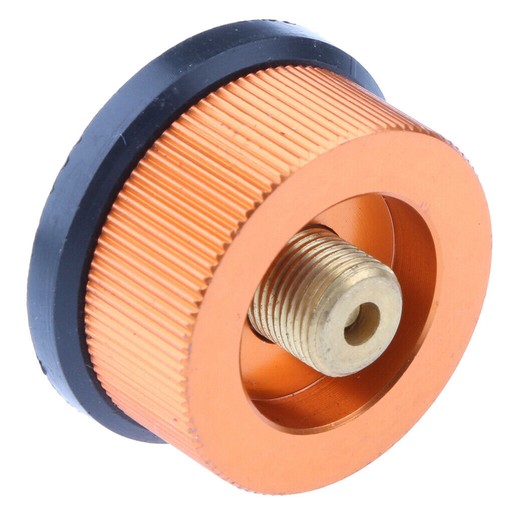 Outdoor Gas Bottle Adaptor Transfer Nozzle Connector for Camping Stove Burner