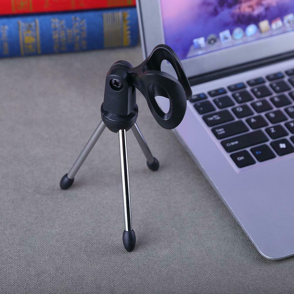 Mini Foldable Desktop Tripod Microphone Mound Holder Desk table Top Mic Stand