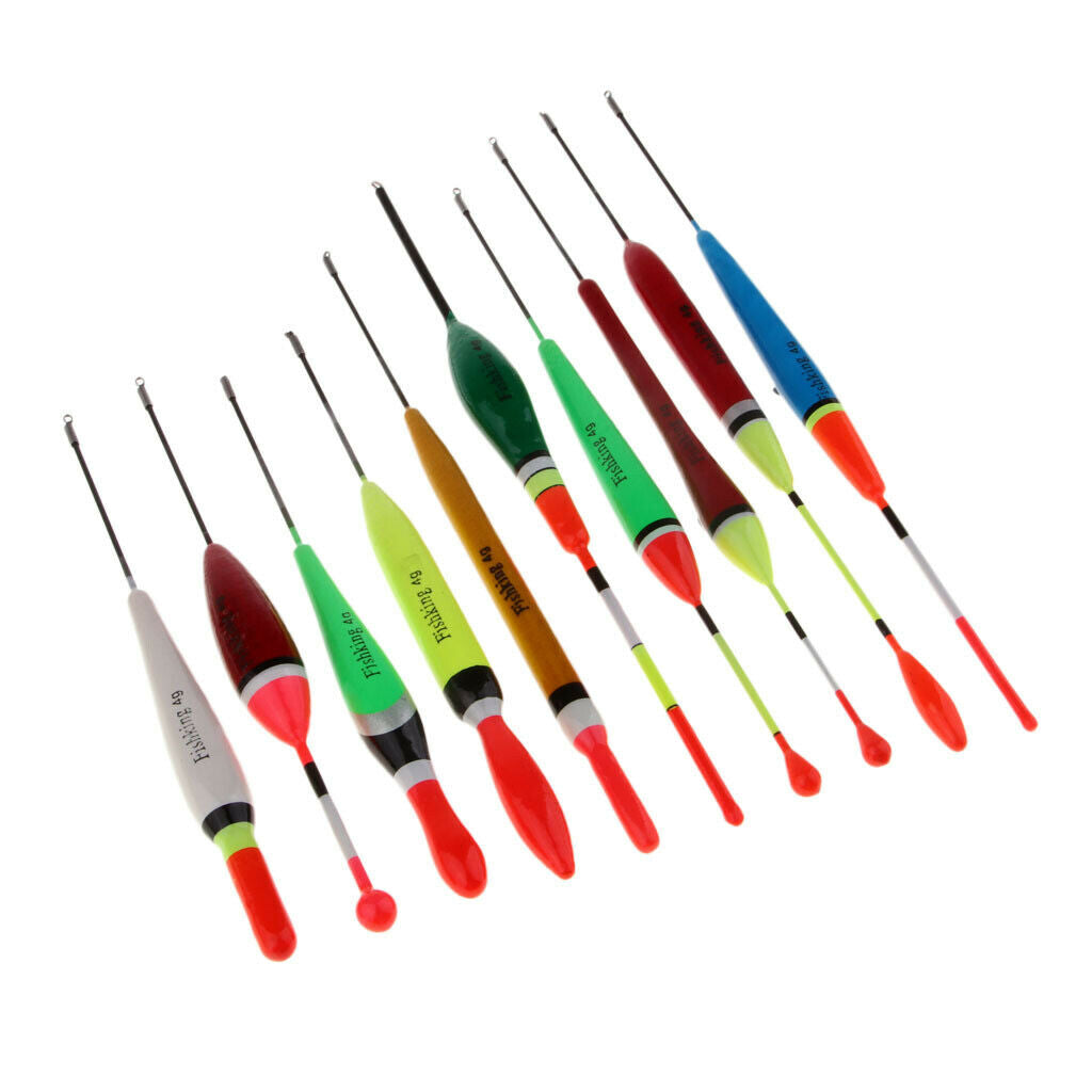 20Pcs Freshwater Fishing 4g Balsa Tackle Wooden Floats Bobbers Panfish
