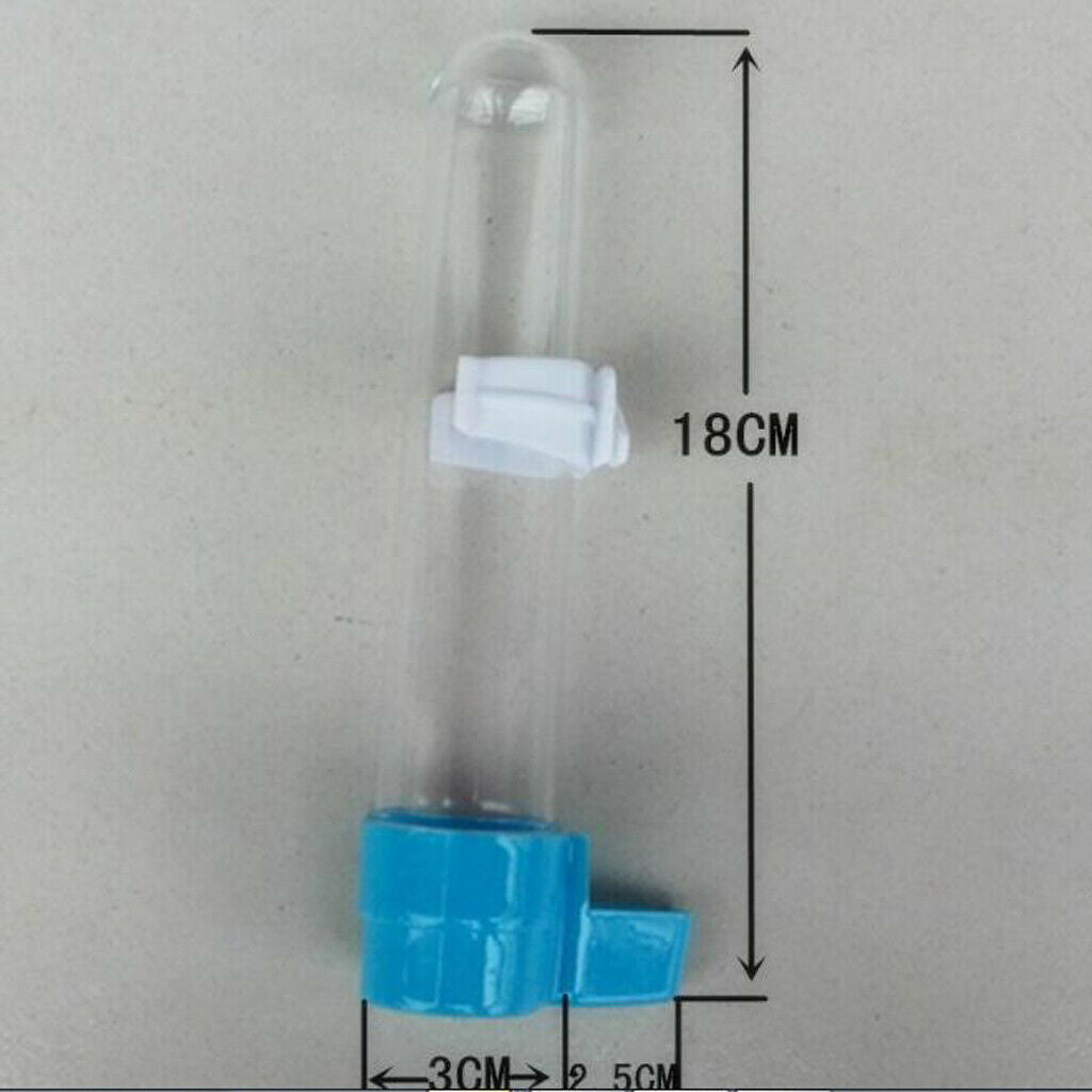 Small Parrot Automatic Drinking Fountain Bird Drinker Feeder Water Bottle,